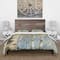 Designart 'White Birch Forest I' Farmhouse Bedding Set - Duvet Cover & Shams